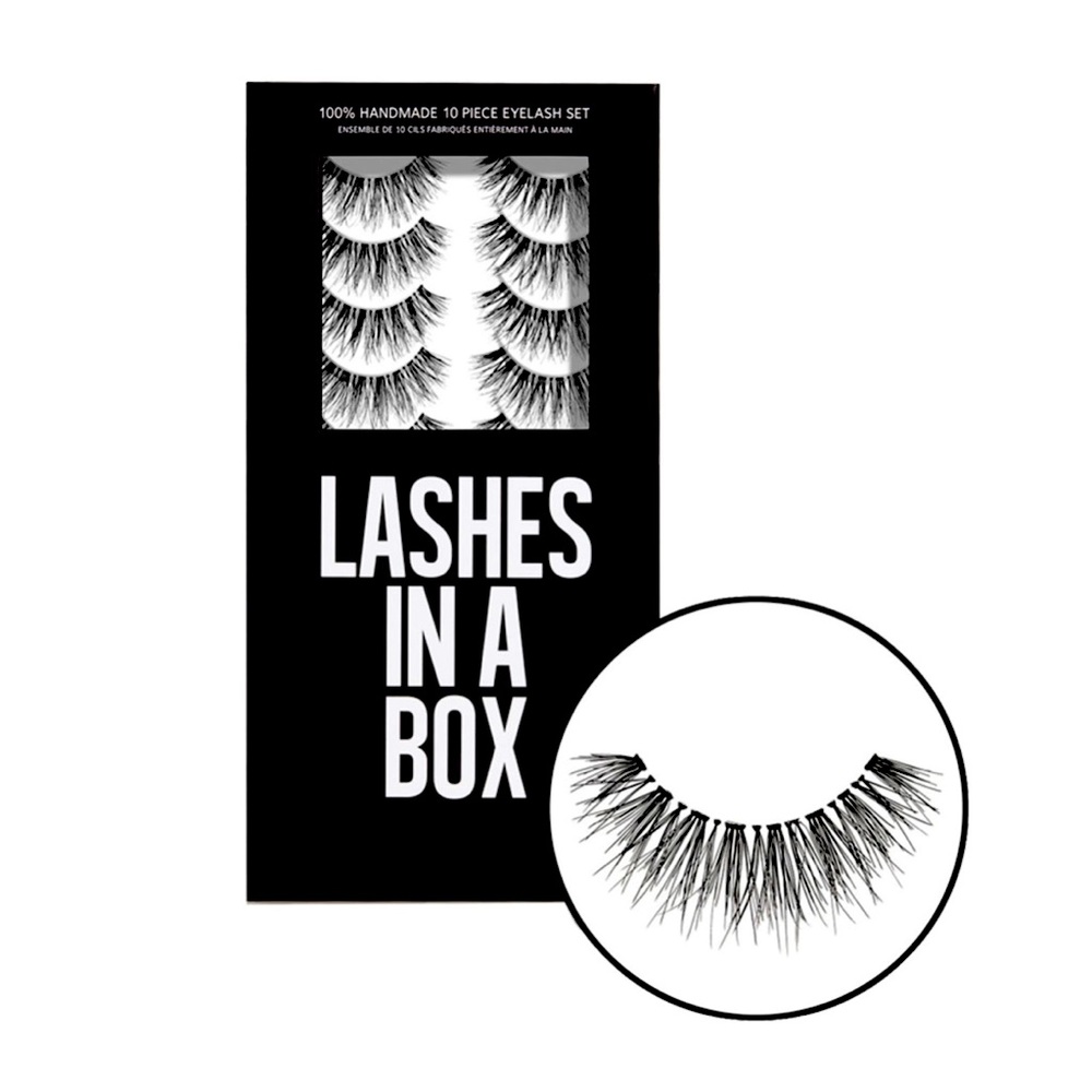 Lashes in box #30 including adhesive lash glue
